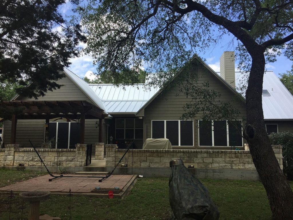 After: reinstalled clay tile roof with new high-temp underlayment in West Austin