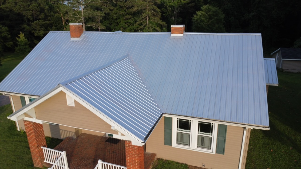 Tex Roof crew replacing a hail-damaged roof on a two-story home in Cedar Park, Texas